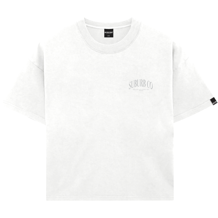 CAMISETA BOXY REBRAND LOGO OFF