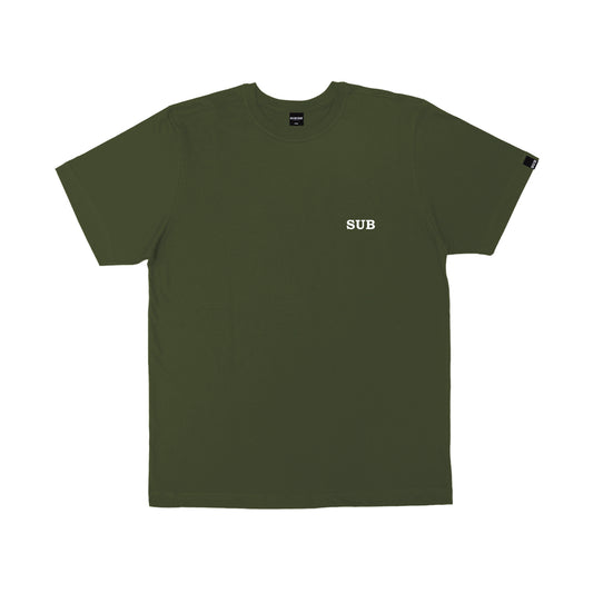 TEE LOGO FLOWERS VERDE