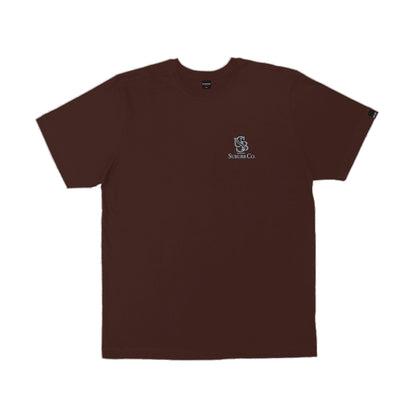 TEE DIAMOND MARROM