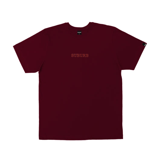 TEE EMBROIDERY BORDO