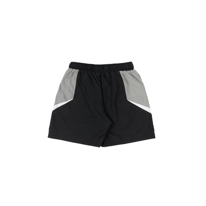 Sharp Nylon Shorts In Black