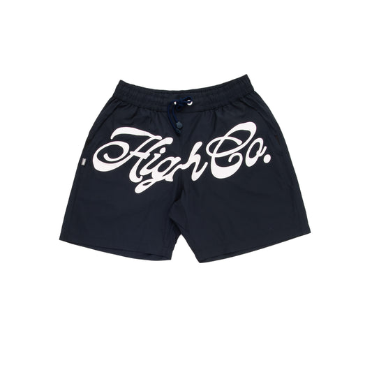 Shorts Script Navy