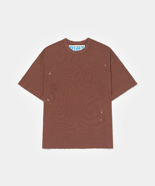 Splatter Tshirt  Brown