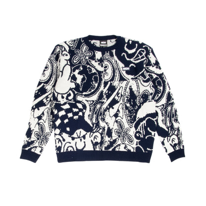 Sweater Jizzy White/Navy