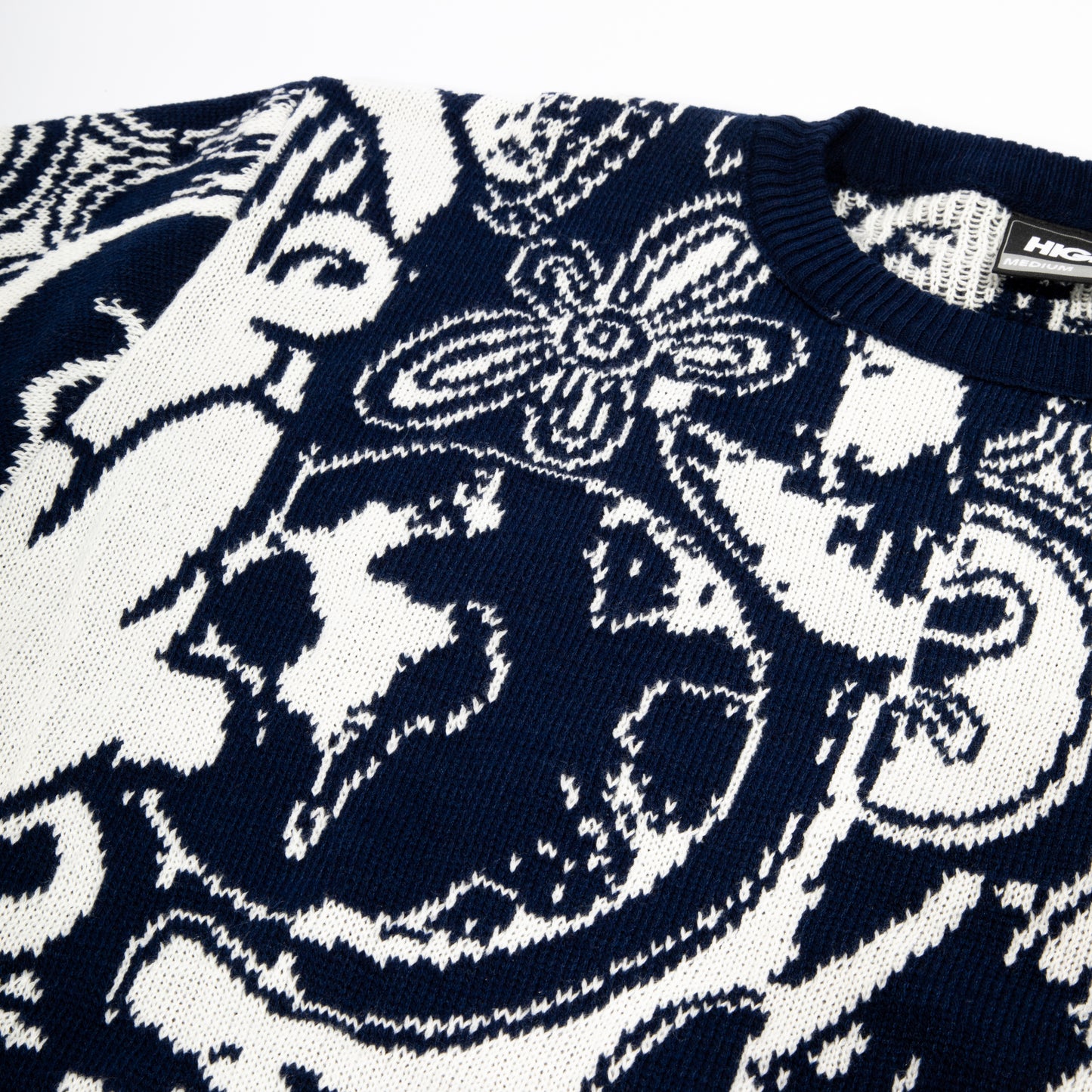 Sweater Jizzy White/Navy
