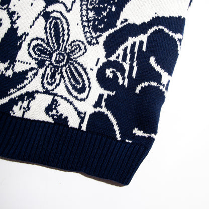Sweater Jizzy White/Navy