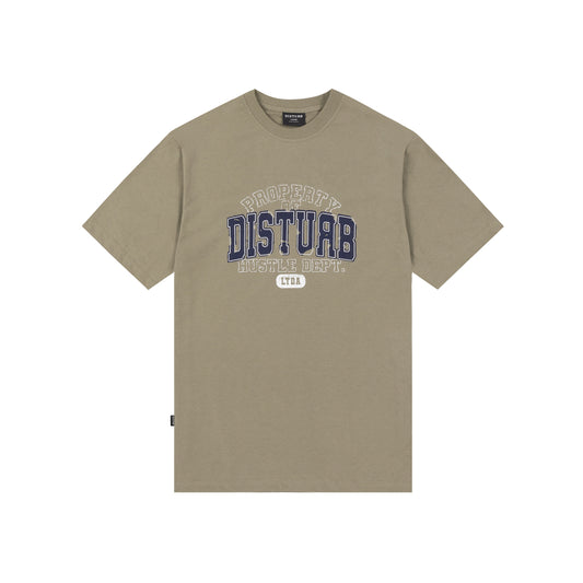 Hustle Dpt TShirt In Beige