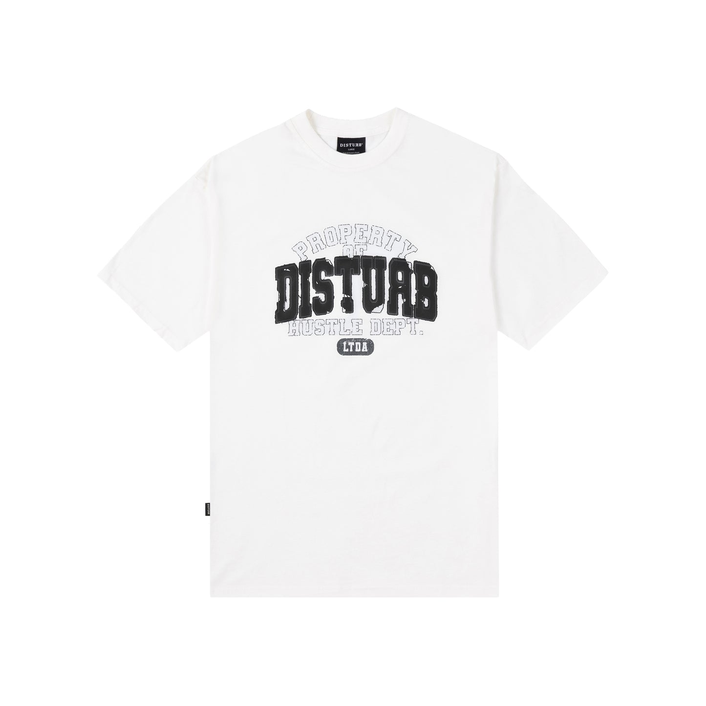 Hustle Dpt TShirt In White