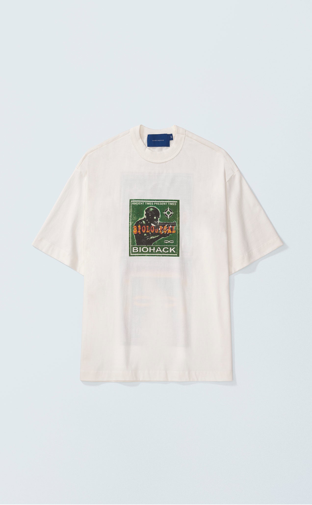 TSHIRT QC BIOHACK BOXY OFF WHITE