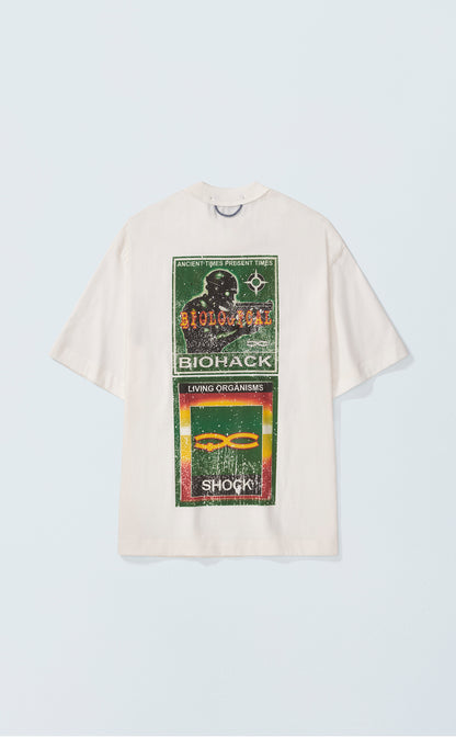 TSHIRT QC BIOHACK BOXY OFF WHITE