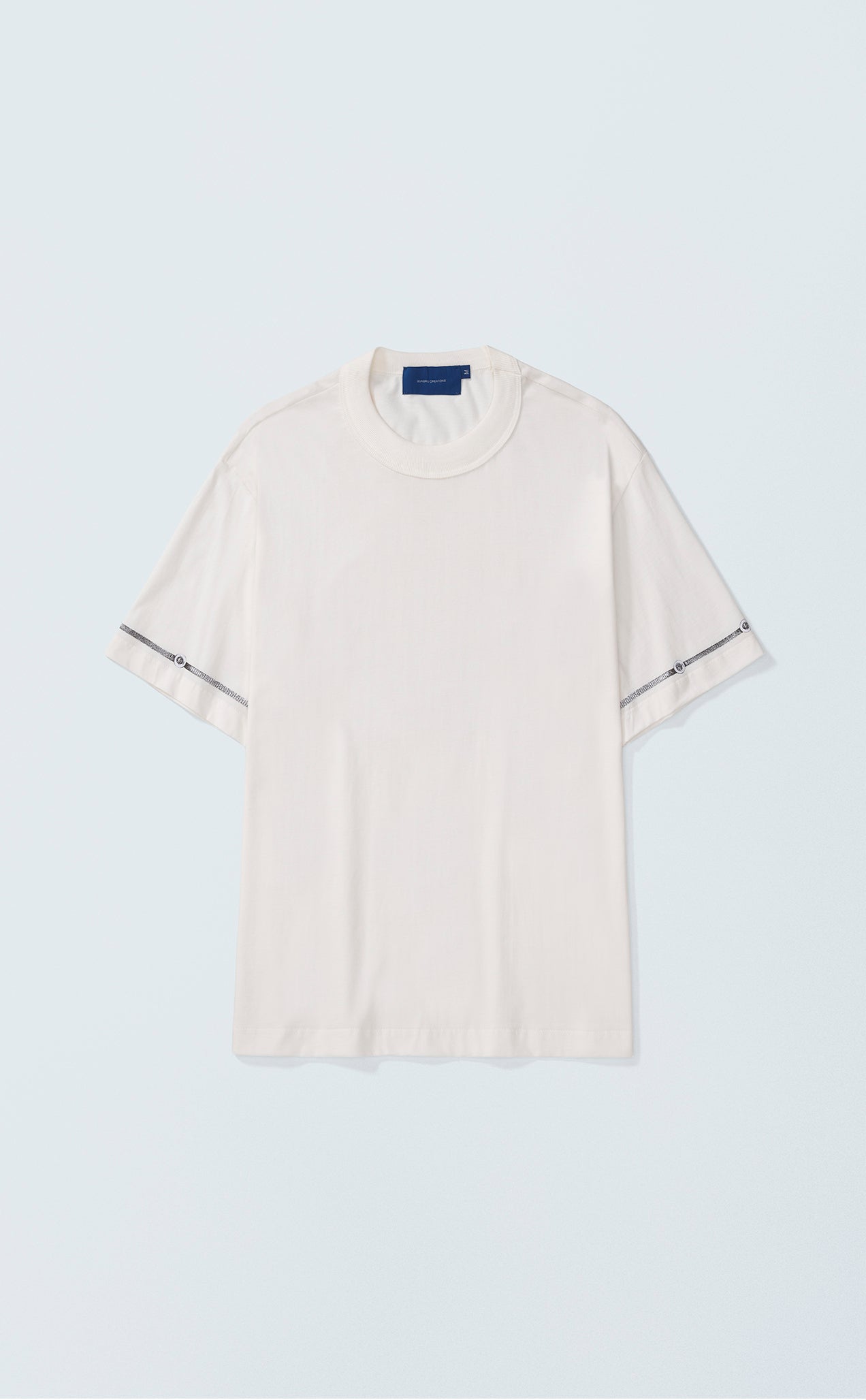 TSHIRT QC BUTTONS REGULAR OFF WHITE