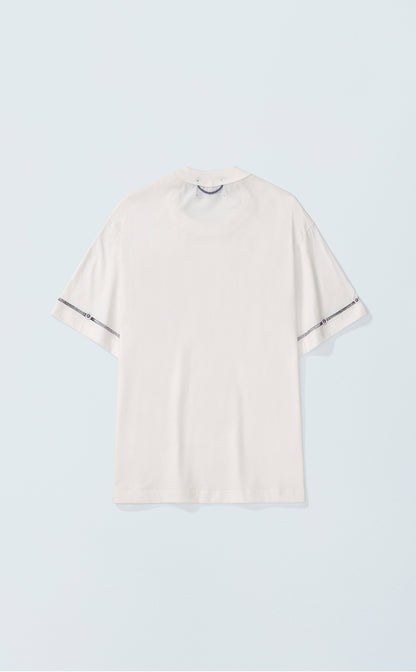 TSHIRT QC BUTTONS REGULAR OFF WHITE