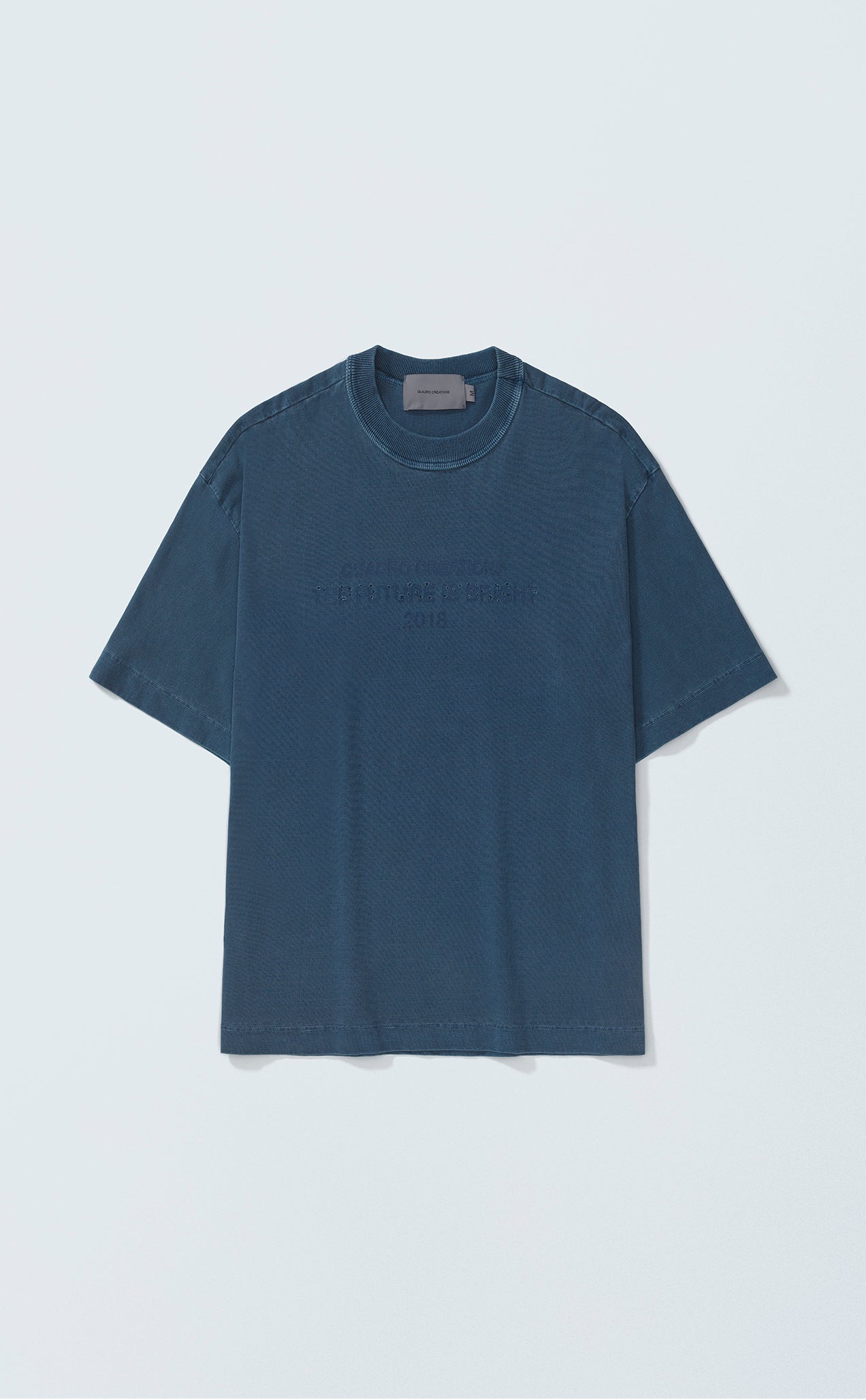 TSHIRT QC FUTURE BOXY WASHED BLUE