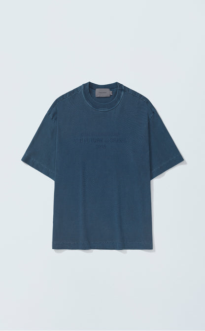 TSHIRT QC FUTURE BOXY WASHED BLUE