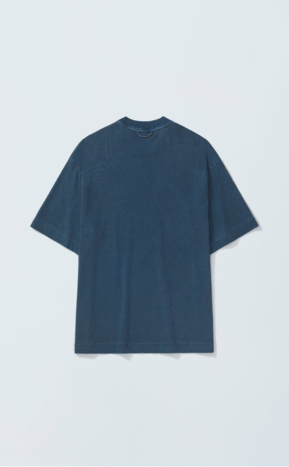 TSHIRT QC FUTURE BOXY WASHED BLUE