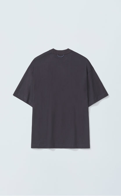 TSHIRT QC RATIO MEN BOXY DARK GREY