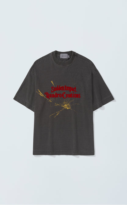 TSHIRT QC SUDDEN IMPACT BOXY MC STONED BLACK