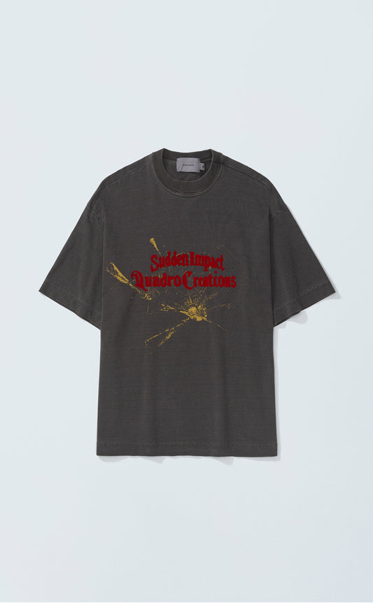 TSHIRT QC SUDDEN IMPACT BOXY MC STONED BLACK