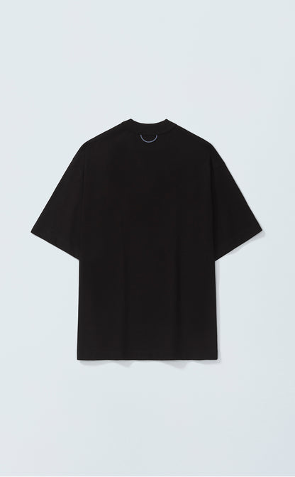 TSHIRT QC SUDDEN PATCH BOXY BLACK
