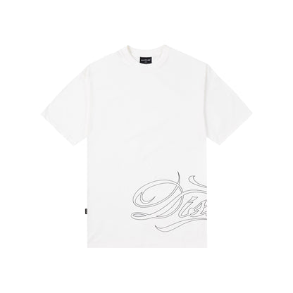 Script TShirt In White