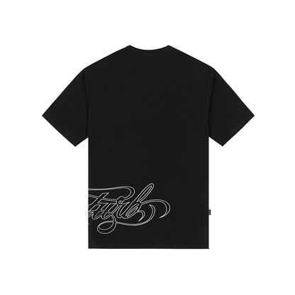 Script TShirt In Black
