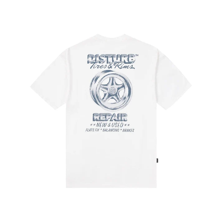 Tires  Rims TShirt In White