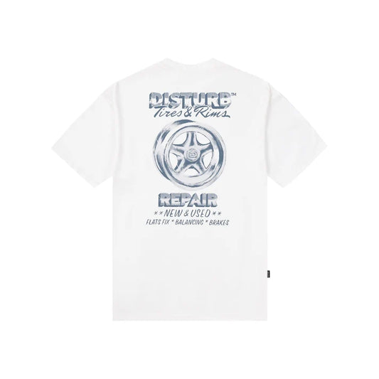 Tires  Rims TShirt In White