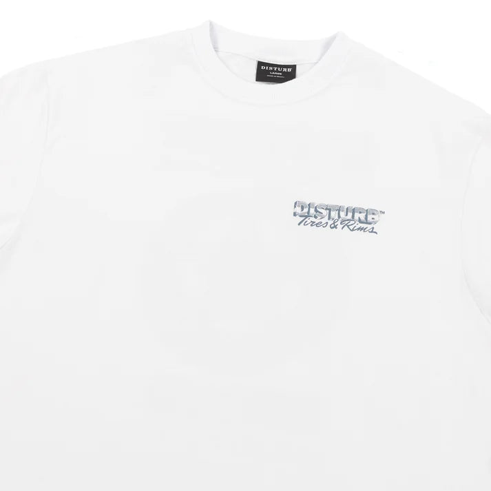 Tires  Rims TShirt In White