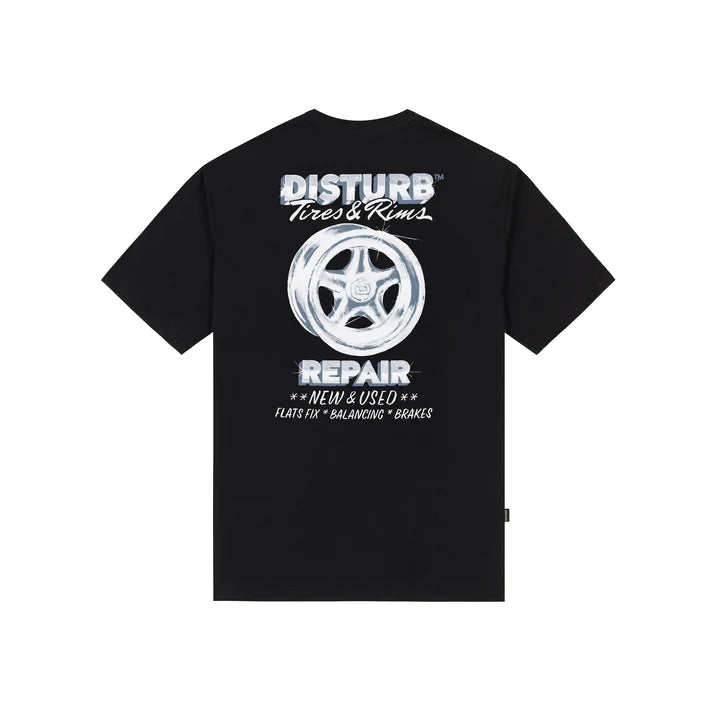 Tires  Rims TShirt In Black