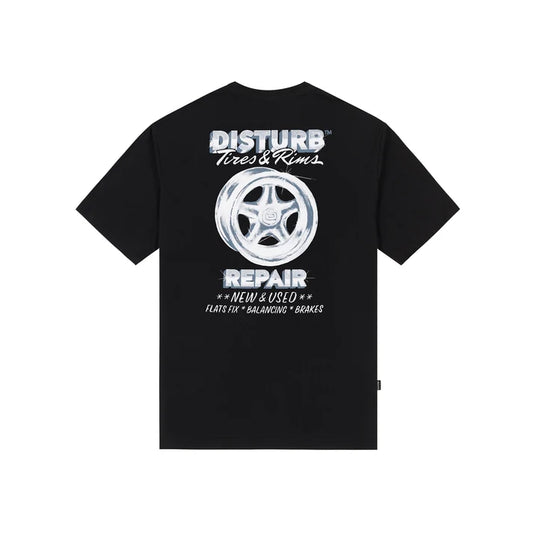 Tires  Rims TShirt In Black