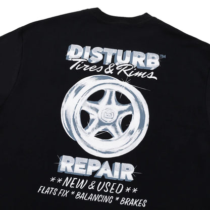 Tires  Rims TShirt In Black