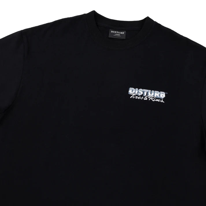 Tires  Rims TShirt In Black