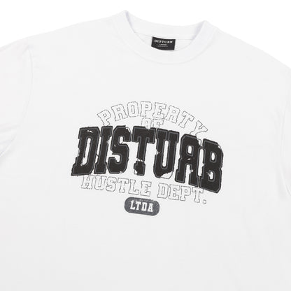 Hustle Dpt TShirt In White