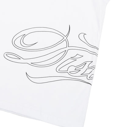 Script TShirt In White