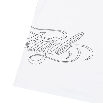 Script TShirt In White
