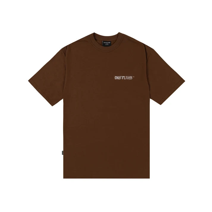 Built by Disturb TShirt In Brown