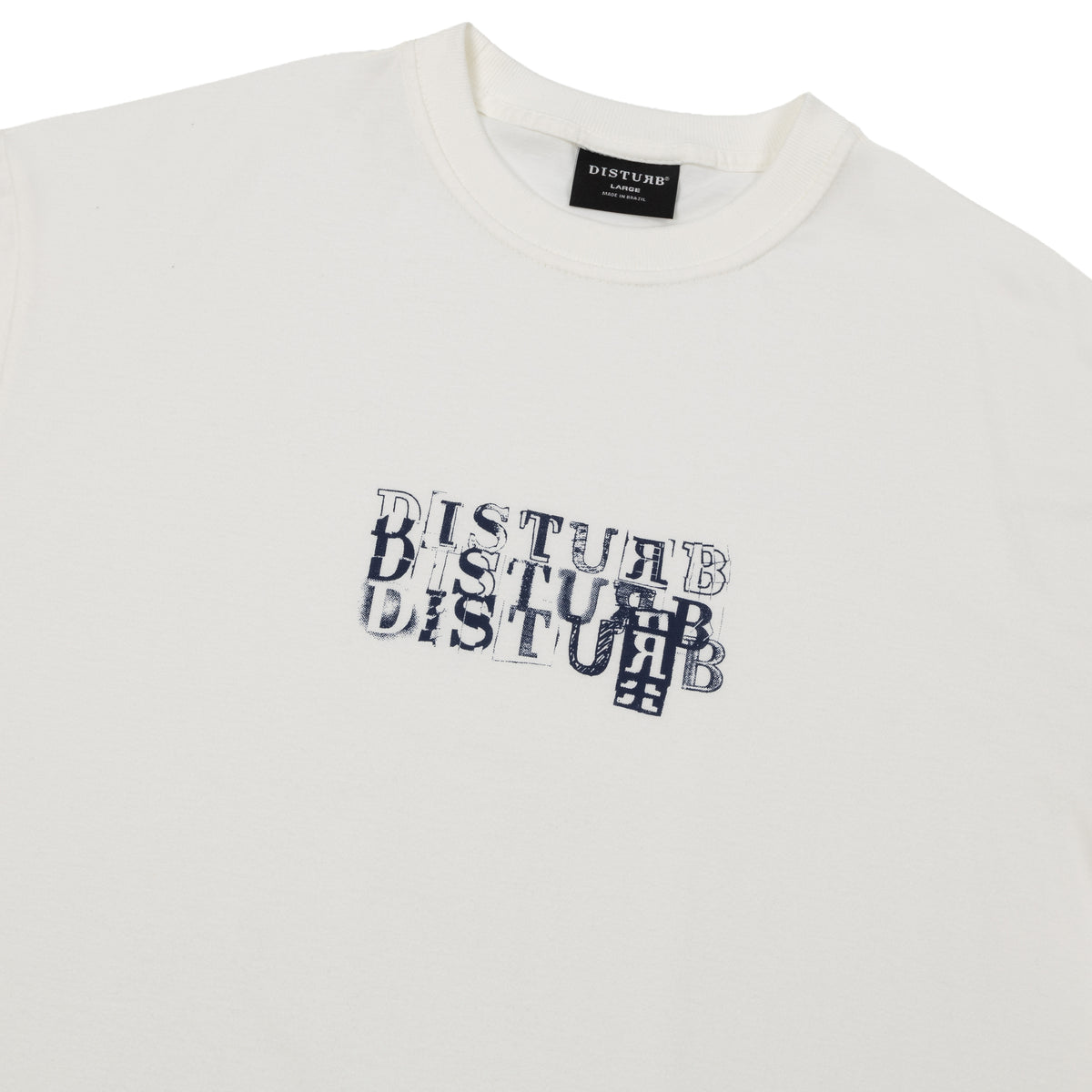 Collage Logo TShirt In OffWhite