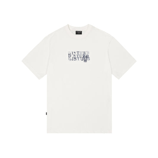Collage Logo TShirt In OffWhite