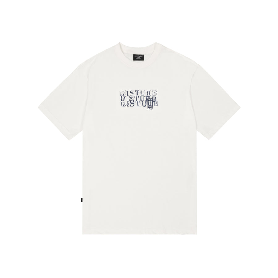 Collage Logo TShirt In OffWhite