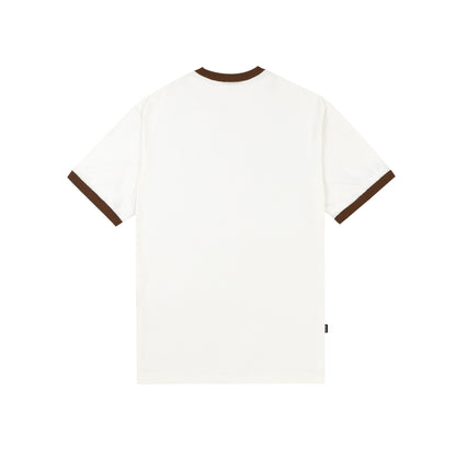 Ringer TShirt In OffWhite