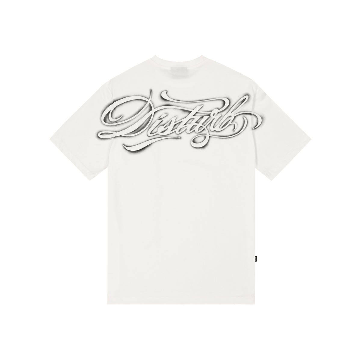 Script Stencil TShirt In OffWhite
