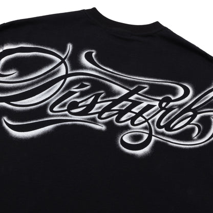Script Stencil TShirt In Black