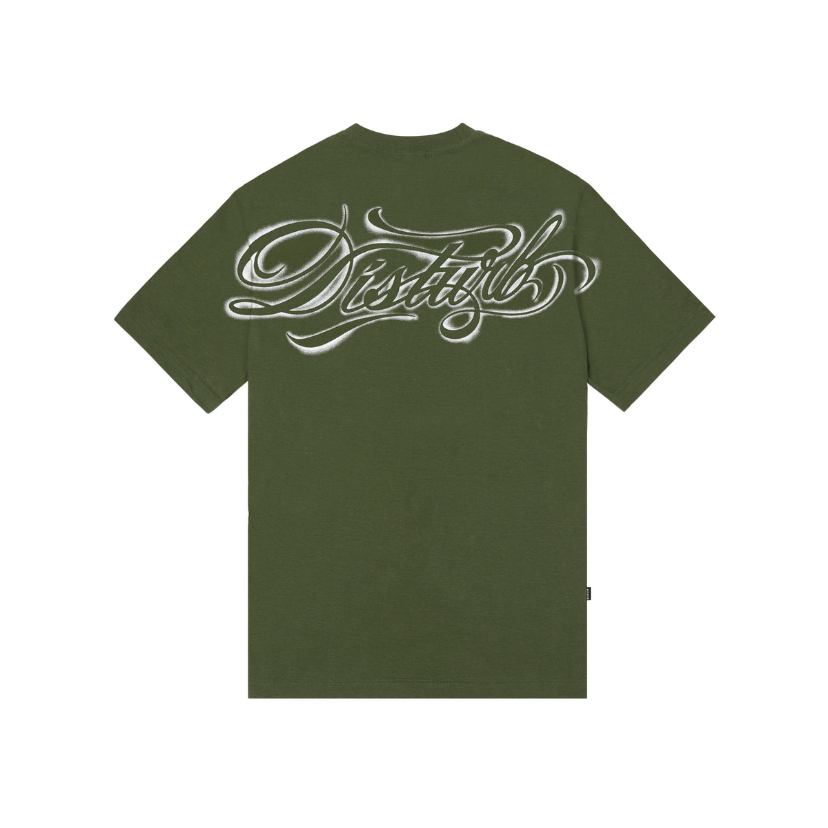 Script Stencil TShirt In Green