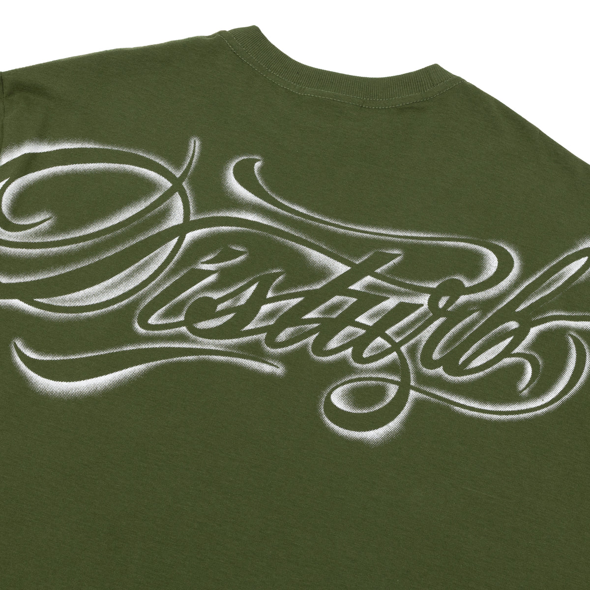 Script Stencil TShirt In Green