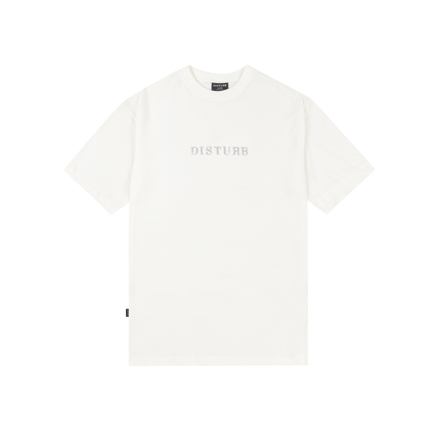 Studded Logo TShirt In OffWhite
