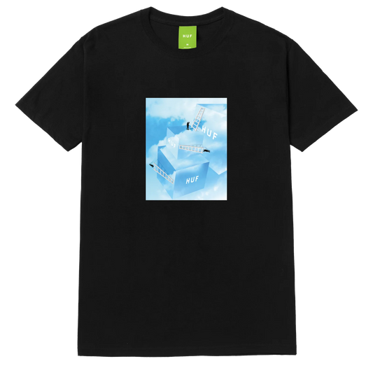 CLOUDED S/S TEE BLACK