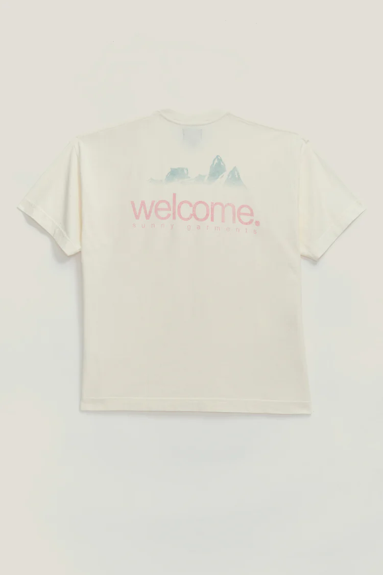 T-shirt Boxy Alpine Off White