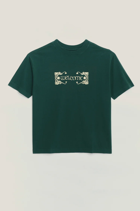 T-shirt Boxy Botanic Verde