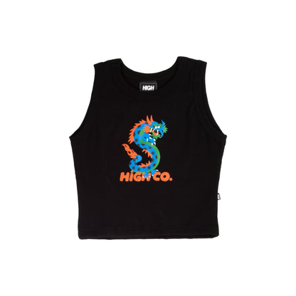Tank Top Long Black