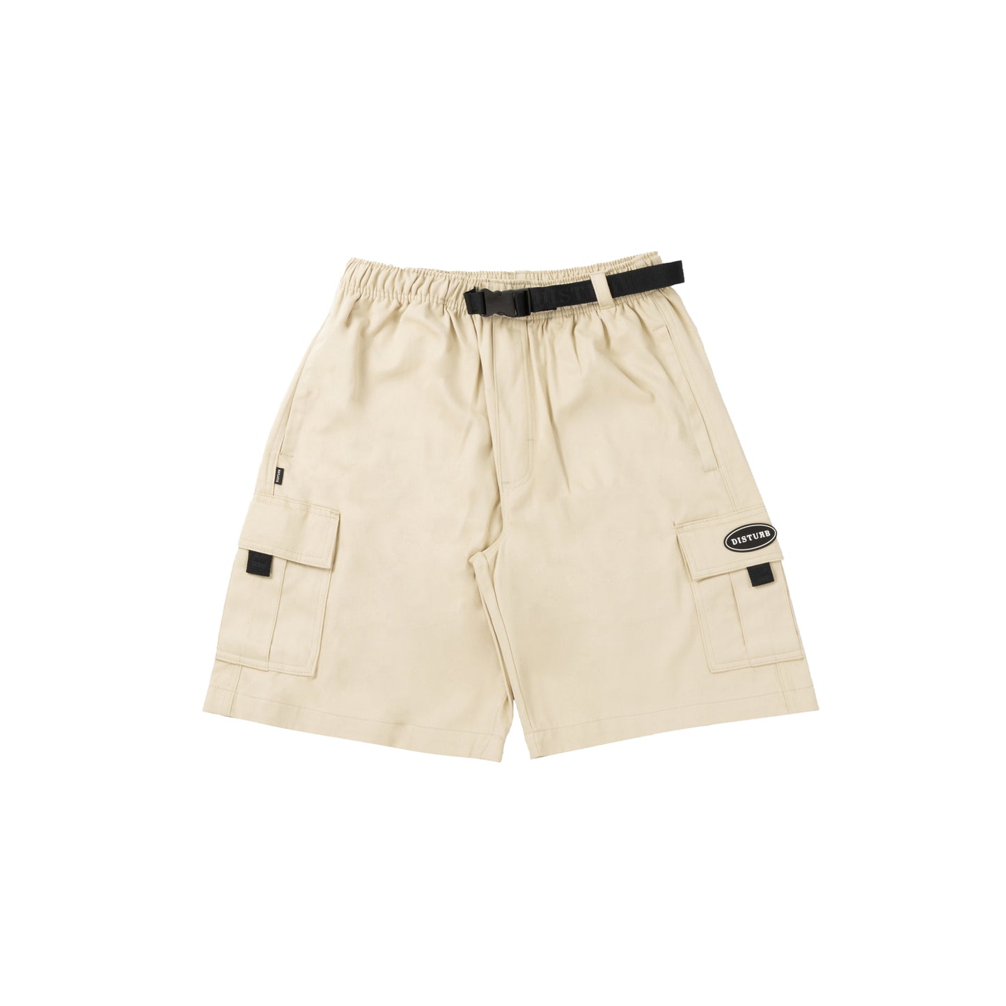 Tactical Cargo Twill Shorts In Beige